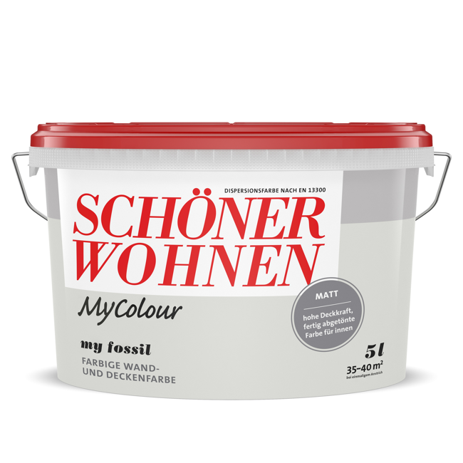 Bild von Wandfarbe my colour 'my fossil' beigegrau matt 5 l