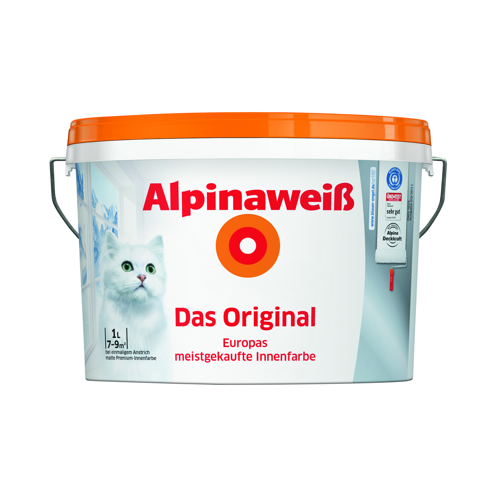 Alpina Alpinaweiß Premium-Innenfarbe 'Das Original', weiß, 1 l ǀ toom