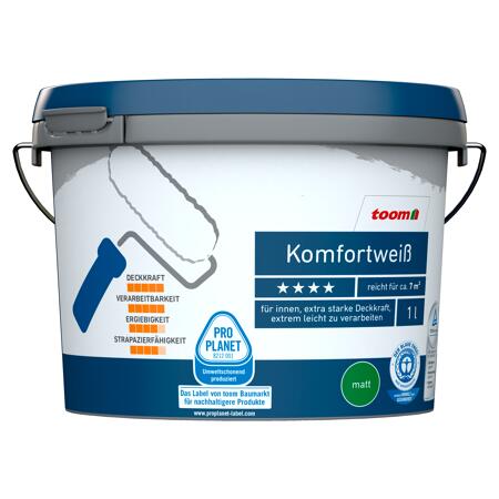 2. Bild von Komfortweiß matt 1 l