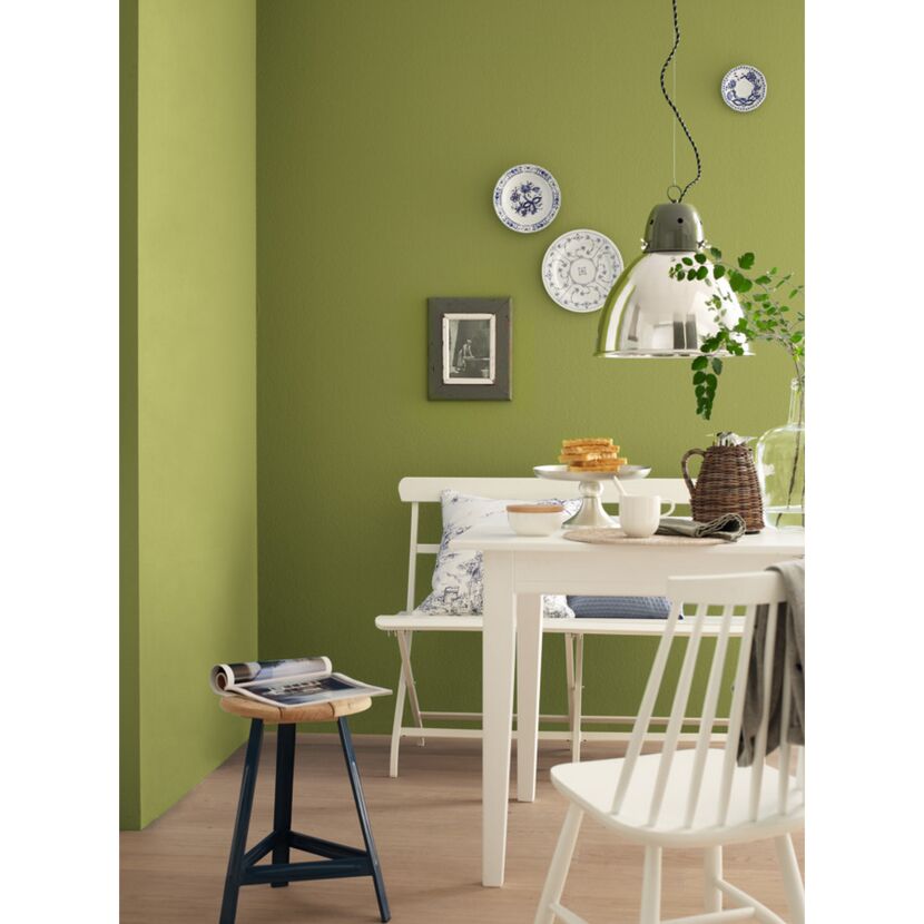Trendfarbe 'Bamboo' grün matt 2,5 l
