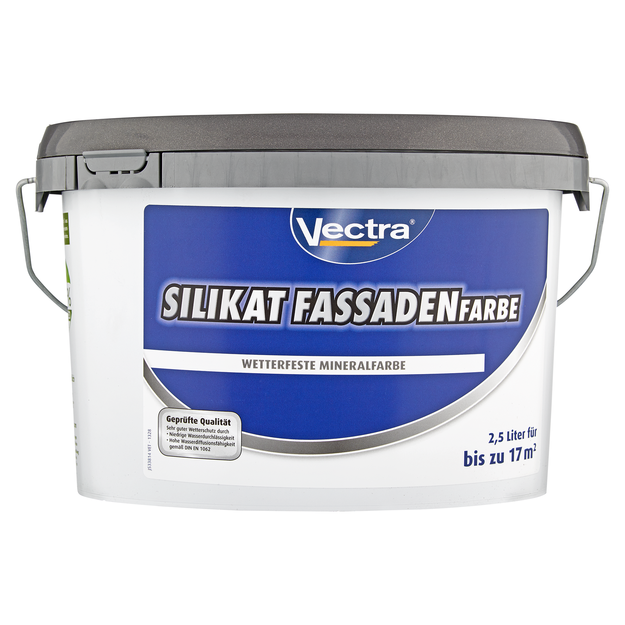 Silikat-Fassadenfarbe seidenmatt weiß 2,5 l ǀ toom Baumarkt