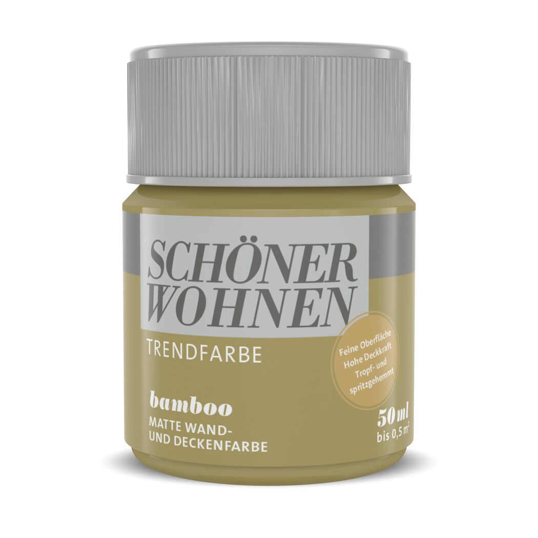 Trendfarbe 'Bamboo' grün matt 50 ml