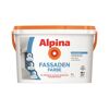 Weißer Eimer mit Alpina Fassadenfarbe