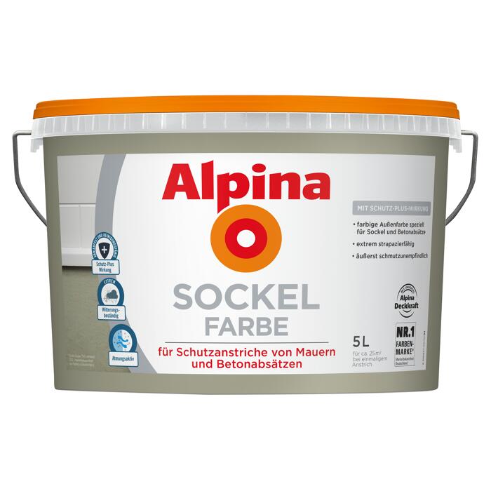 Sockelfarbe grau 1 liter Sockelfarbe grau 1 liter