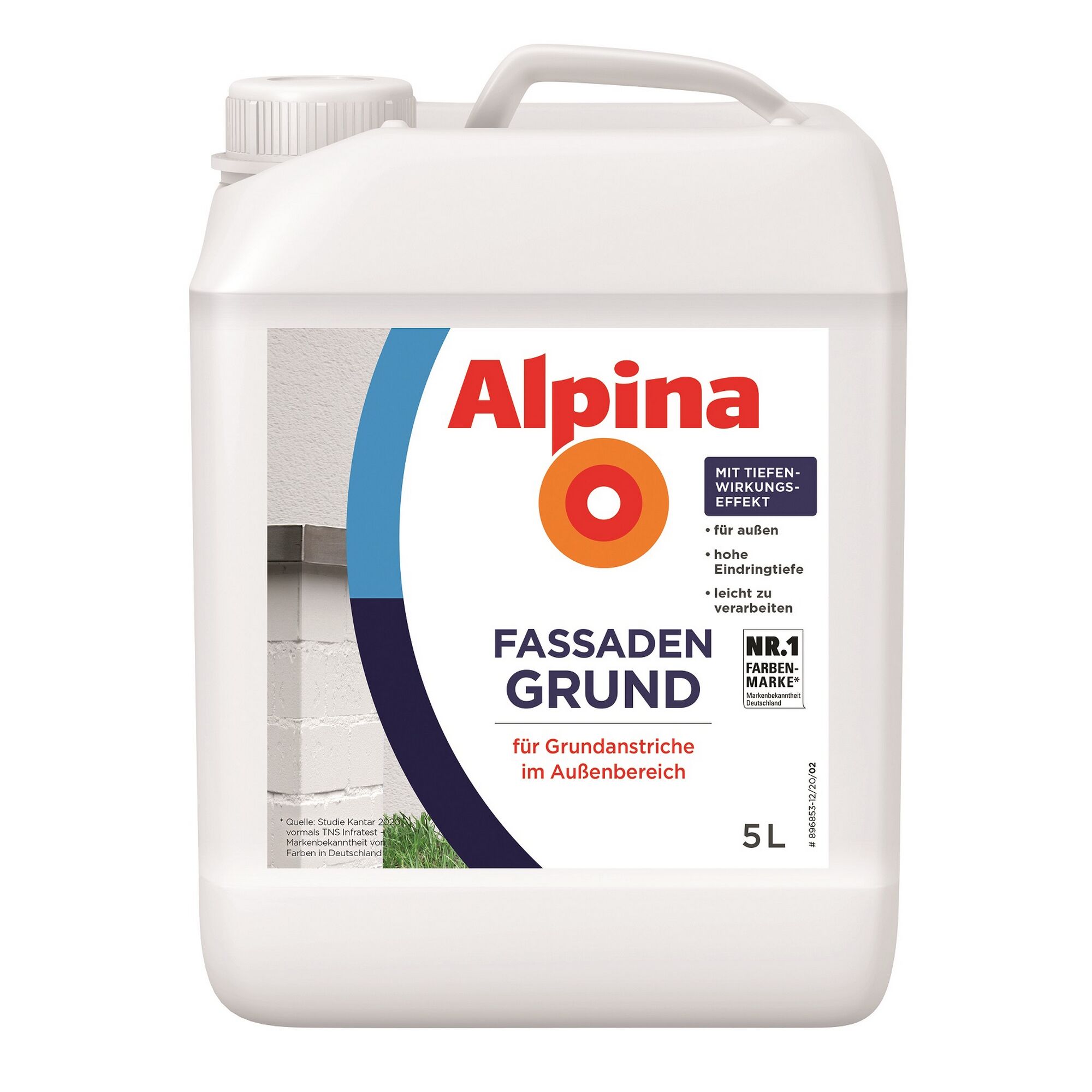 Alpina Fassadengrund 5l weiß