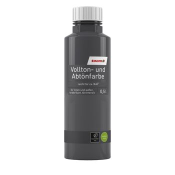 toom Vollton- und Abtönfarbe, 0,5 l