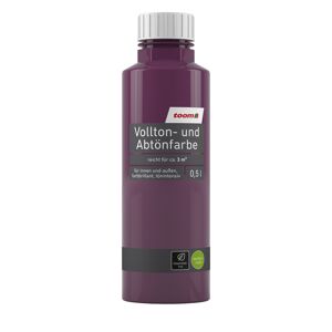 Vollton- und Abtönfarbe aubergine seidenmatt 500 ml
