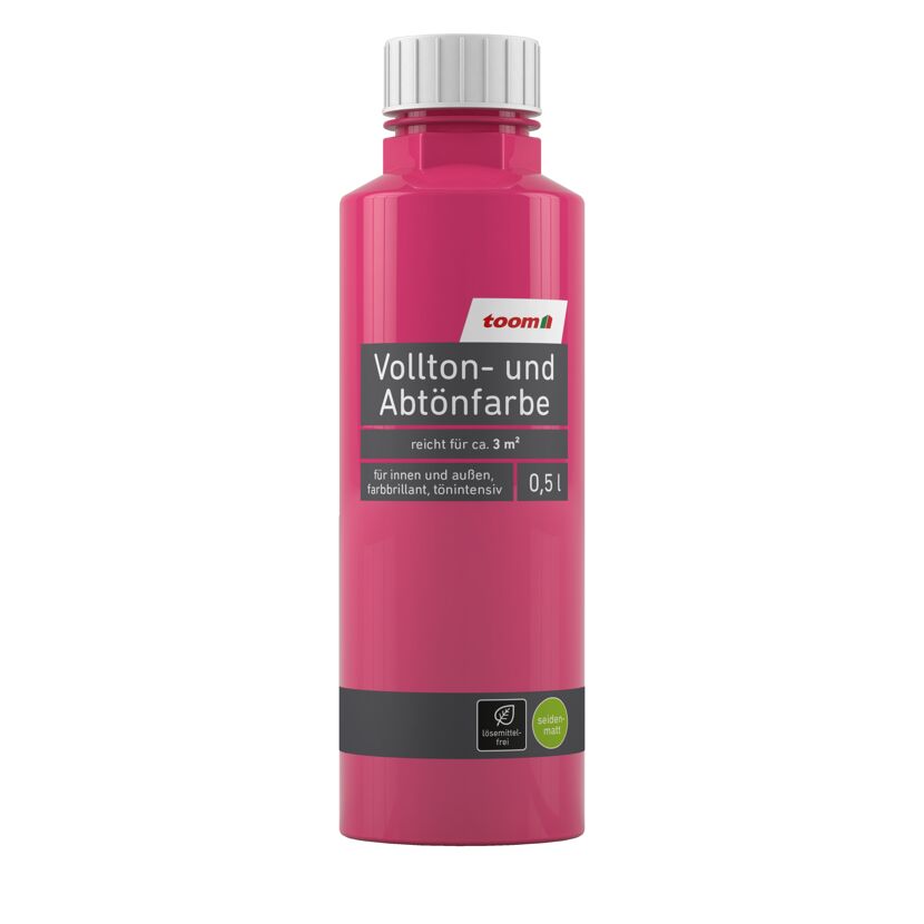 Pinkfarbene Abtönfarbe von toom