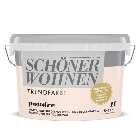 2. Bild von Trendfarbe 'Poudre' zartrosa matt 1 l