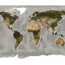 Verkleinertes Bild von Vlies-Panel 'World Map'