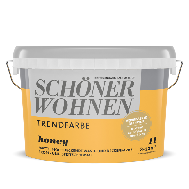 Bild von Trendfarbe 'Honey' gelb matt 1 l