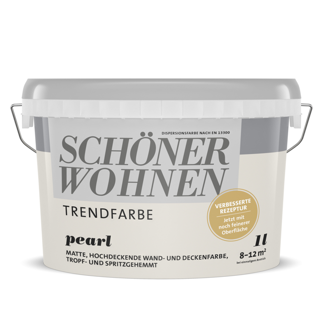 Bild von Trendfarbe 'Pearl' perlweiß matt 1 l