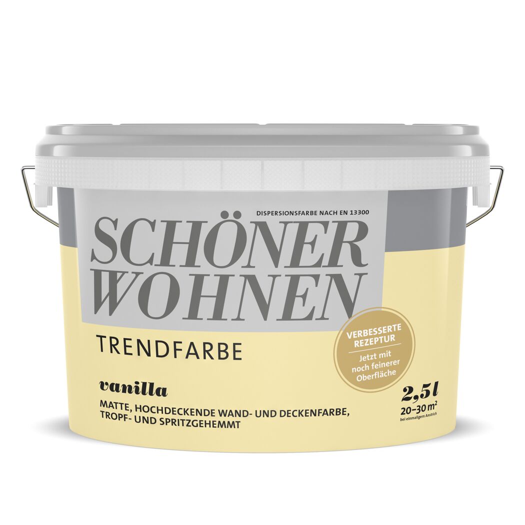 2,5l Eimer Schöner Wohnen Trendfarbe Vanille