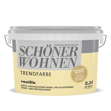 2. Bild von Trendfarbe 'Vanilla' gelb matt 2,5 l