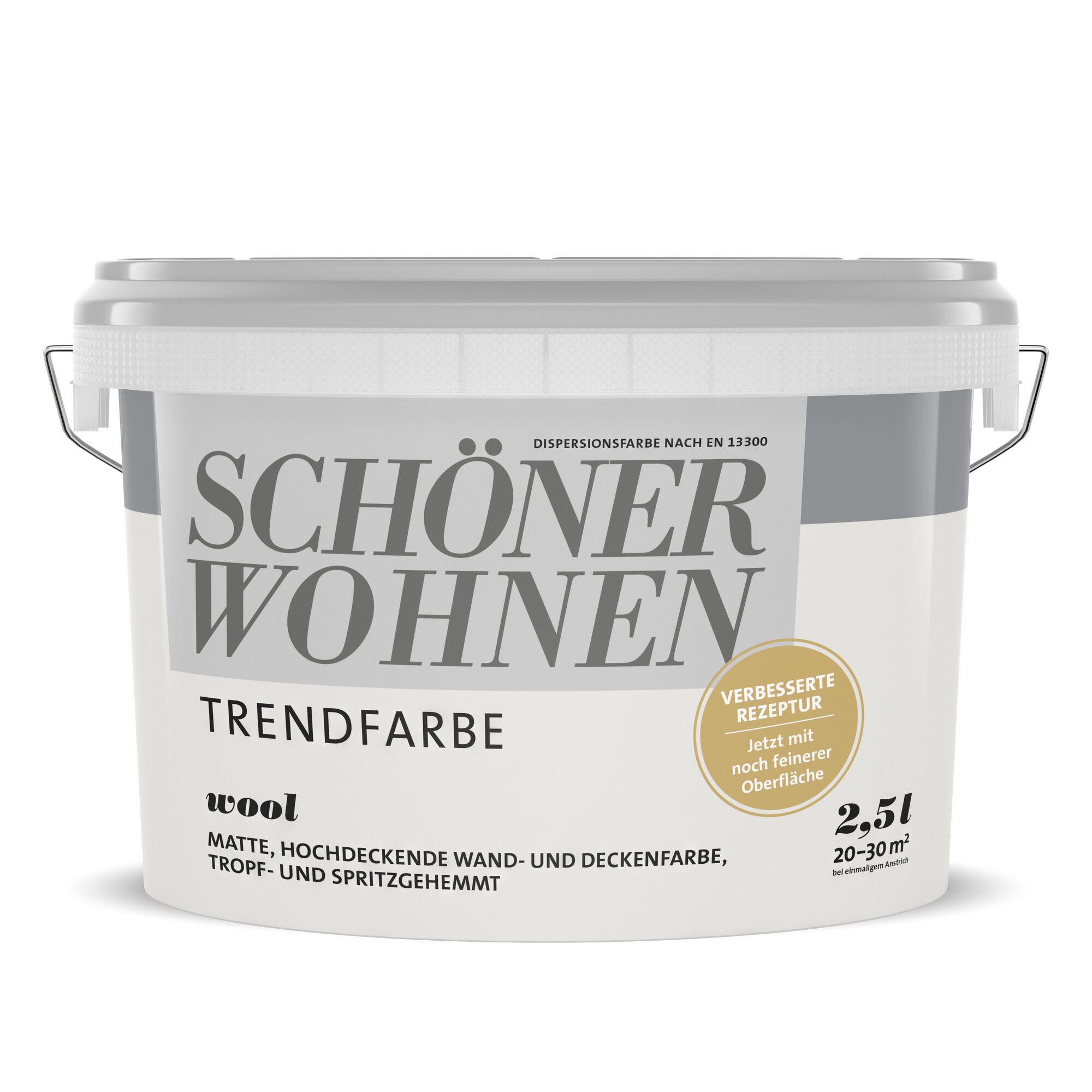 2,5l Eimer SCHÖNER WOHNEN Trendfarbe Wool