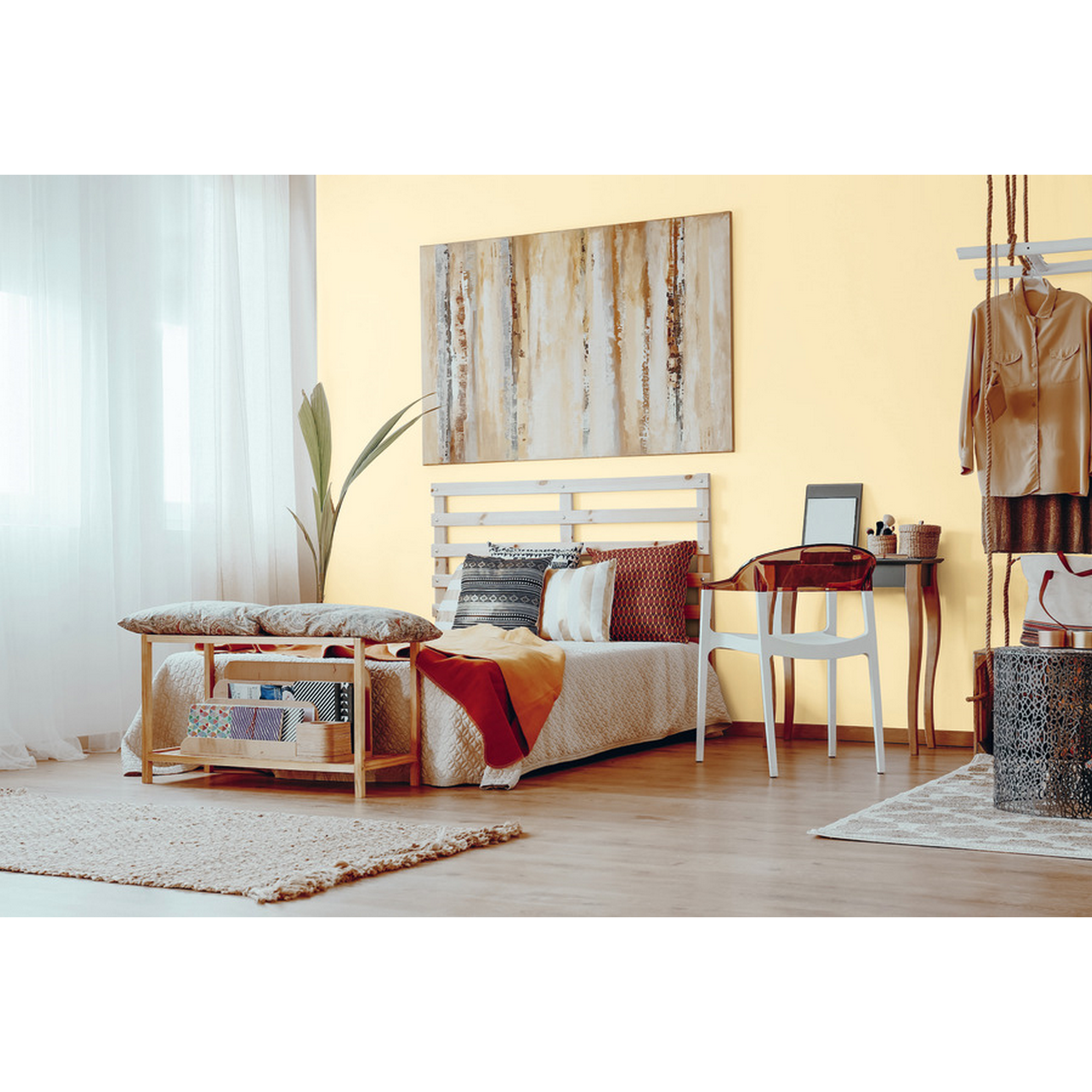 Trendfarbe 'Cream' cremebeige matt 7,5 l