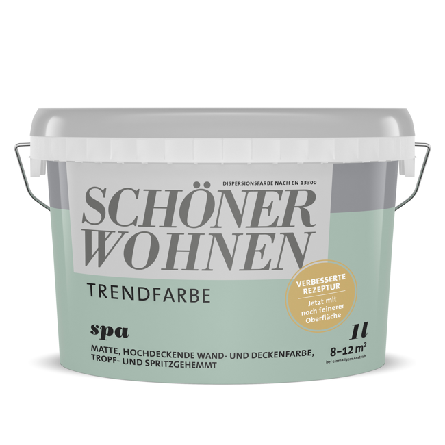Bild von Trendfarbe 'Spa' graugrün matt 1 l