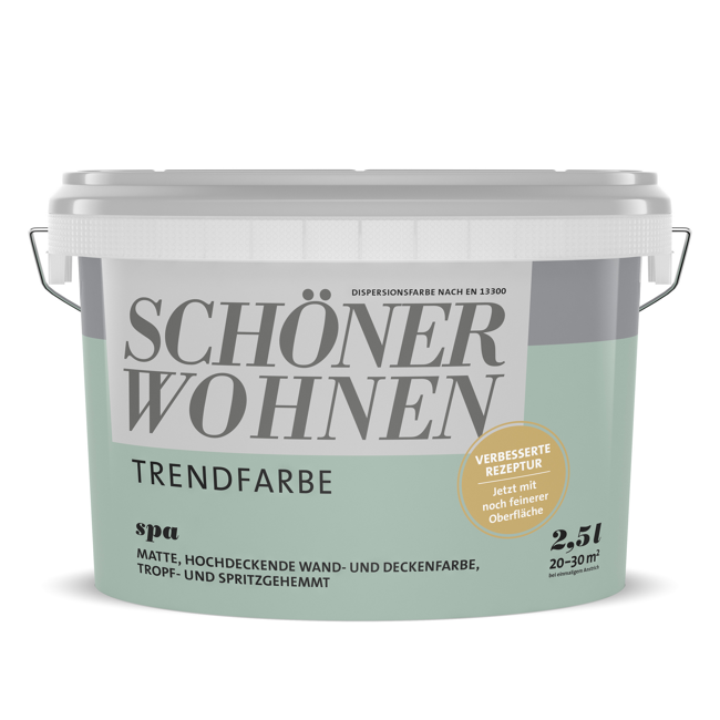Bild von Trendfarbe 'Spa' graugrün matt 2,5 l