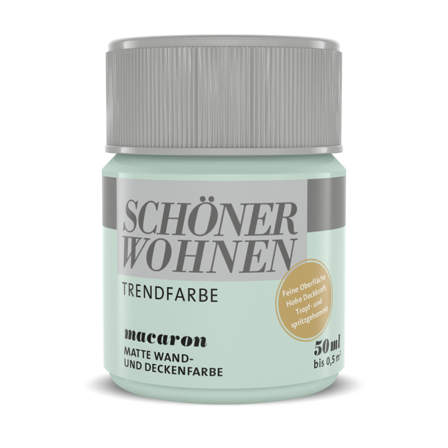 Bild von Trendfarbe 'Macaron' minzgrün matt 50 ml