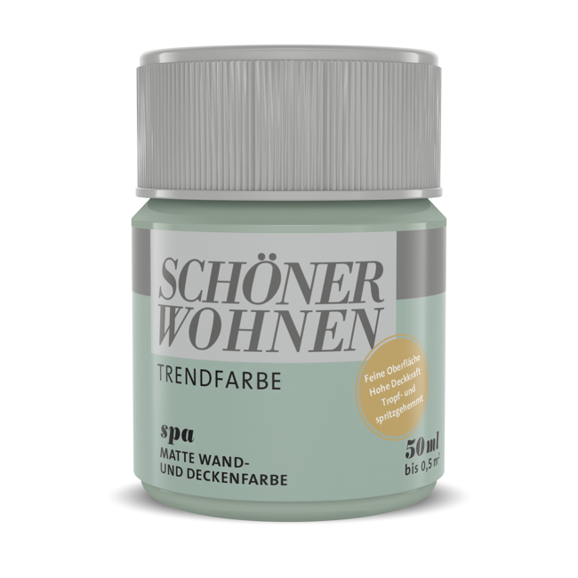 Bild von Trendfarbe 'Spa' graugrün matt 50 ml