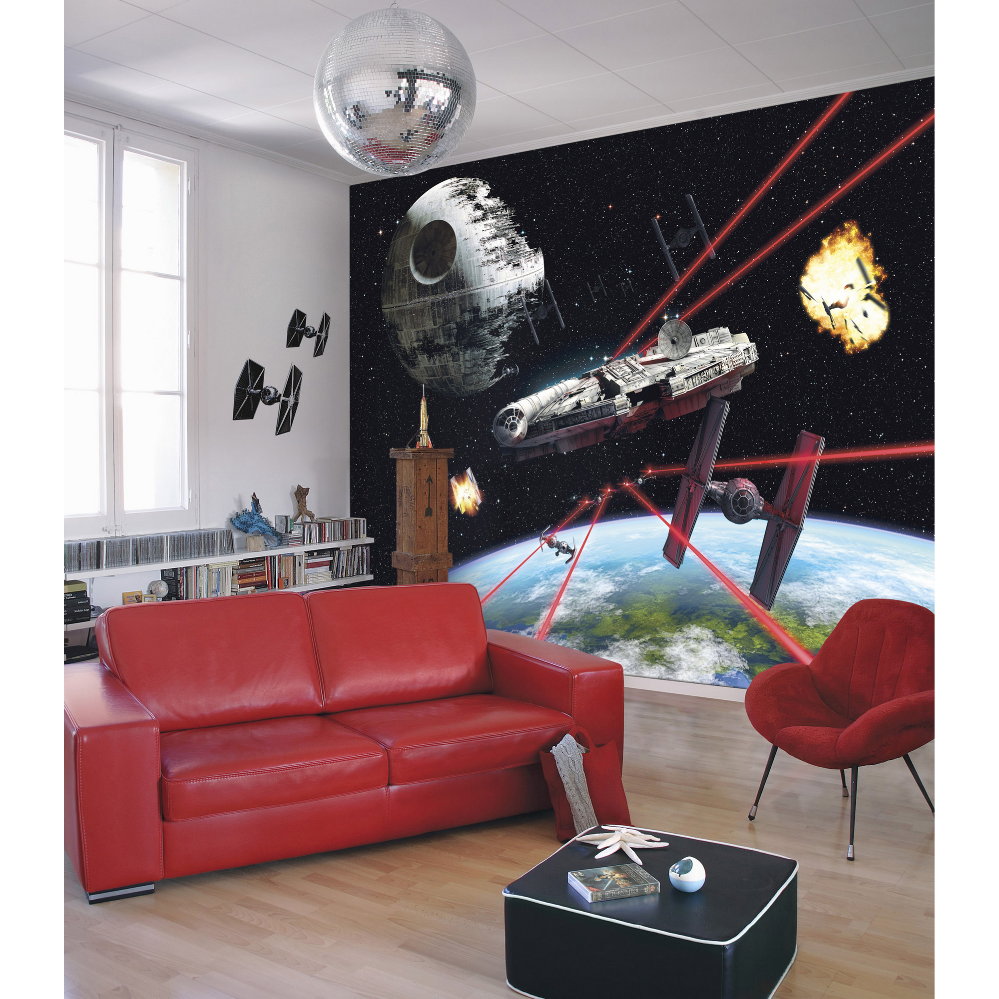 Fototapete 'Star Wars Millennium Falcon' 368 x 254 cm + product picture