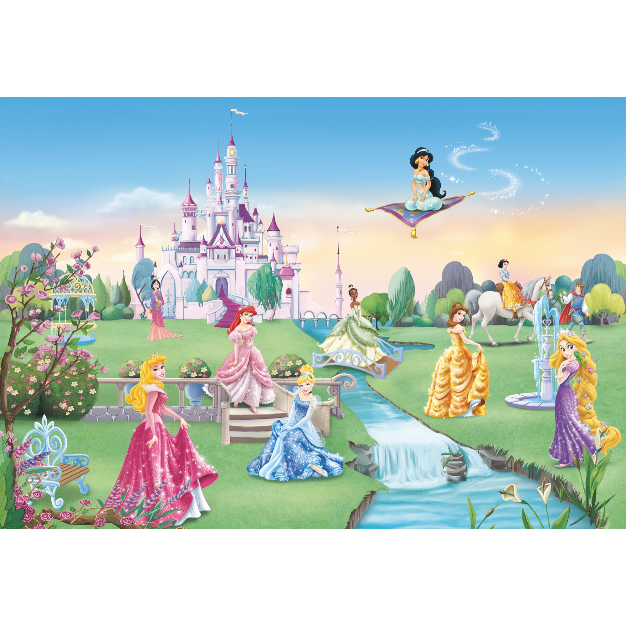 Fototapete 'Princess Castle' 368 x 254 cm + product picture