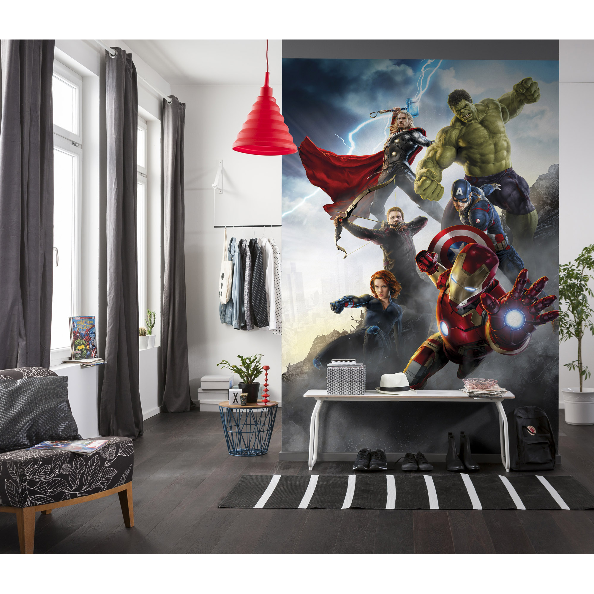 Fototapete 'Avengers Age of Ultron' 184 x 254 cm + product picture