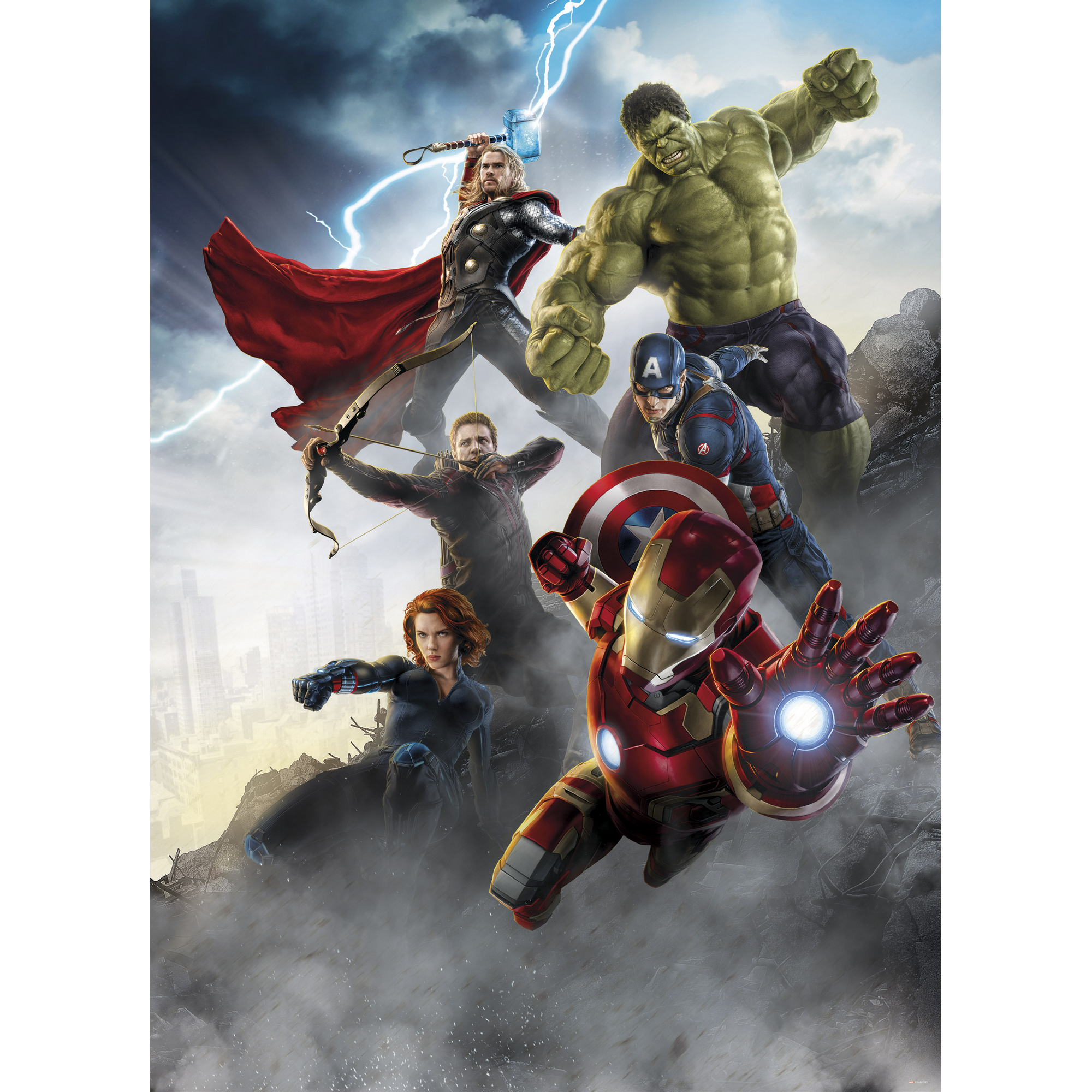 Fototapete 'Avengers Age of Ultron' 184 x 254 cm + product picture