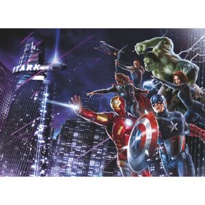Fototapete 'Avengers Citynight' 254 x 184 cm
