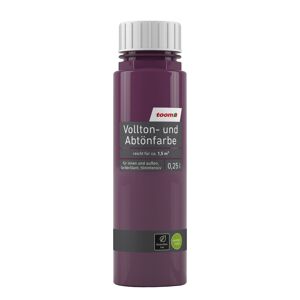 Vollton- und Abtönfarbe aubergine seidenmatt 250 ml