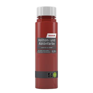 Vollton- und Abtönfarbe zinnoberrot seidenmatt 250 ml