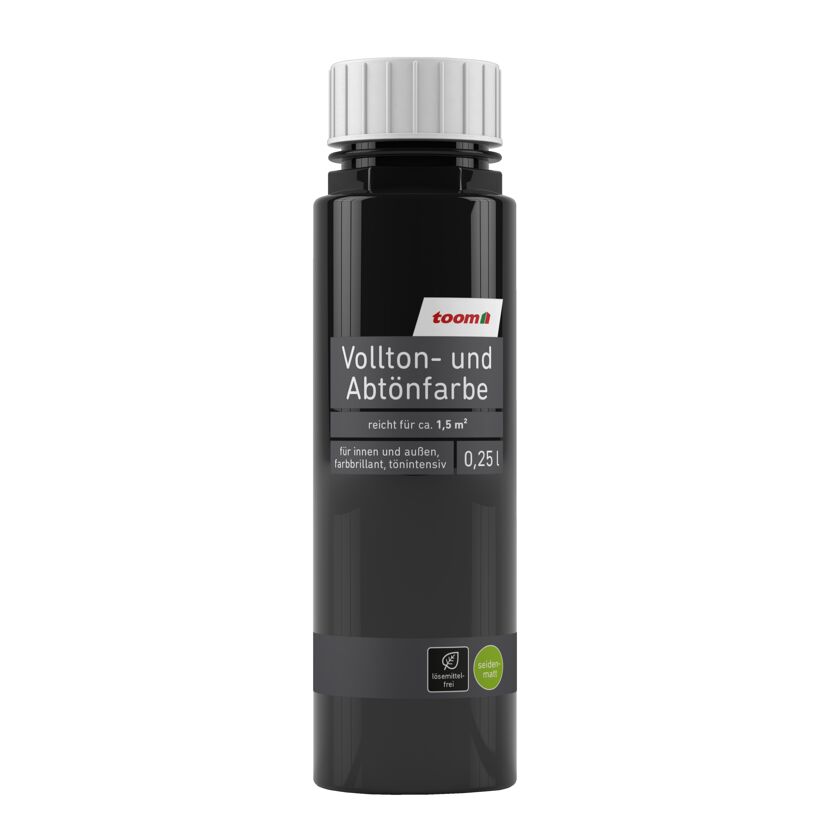 toom Vollton- und Abtönfarbe, 0,25l, seidenmatt