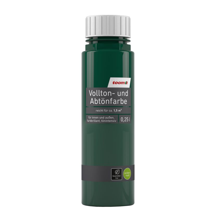 Grüne toom Vollton- und Abtönfarbe