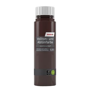 Vollton- und Abtönfarbe dunkelbraun seidenmatt 250 ml
