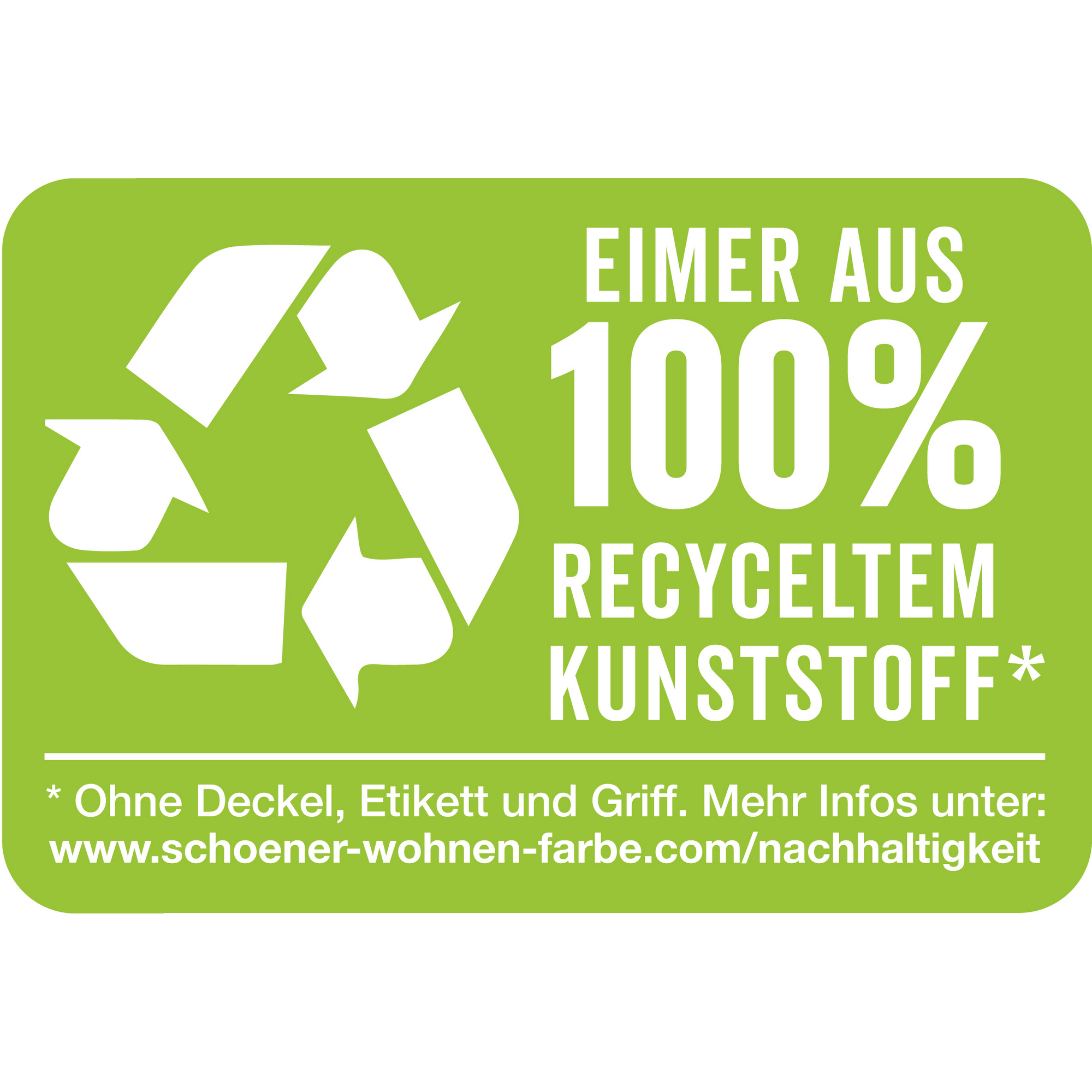 Wandfarbe 'Polarweiß' matt 10 l