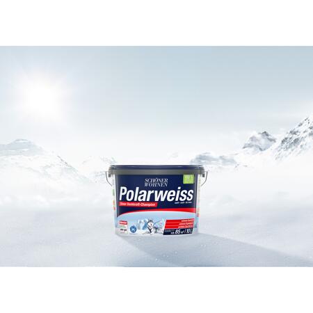 3. Bild von Wandfarbe 'Polarweiß' matt 10 l