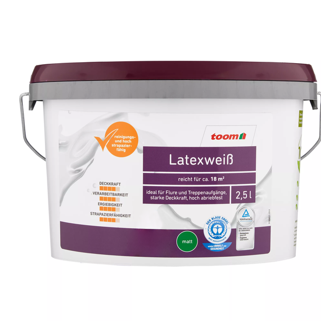 Bild von Latexweiß matt 2,5 l