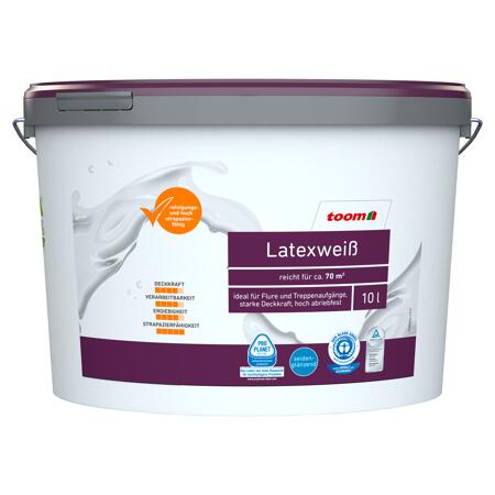 3. Bild von Latexweiß seidenglänzend 10 l