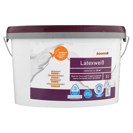 2. Bild von Latexweiß seidenglänzend 5 l