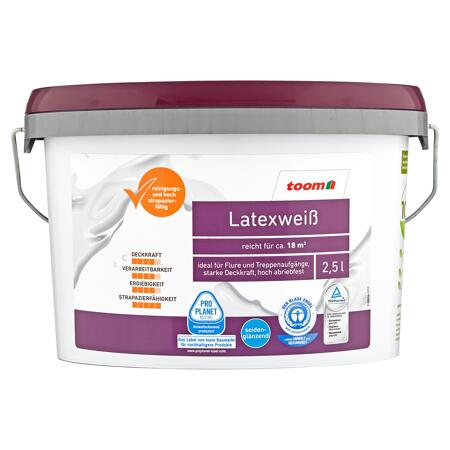 2. Bild von Latexweiß seidenglänzend 2,5 l