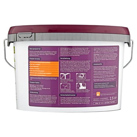 3. Bild von Latexweiß seidenglänzend 2,5 l