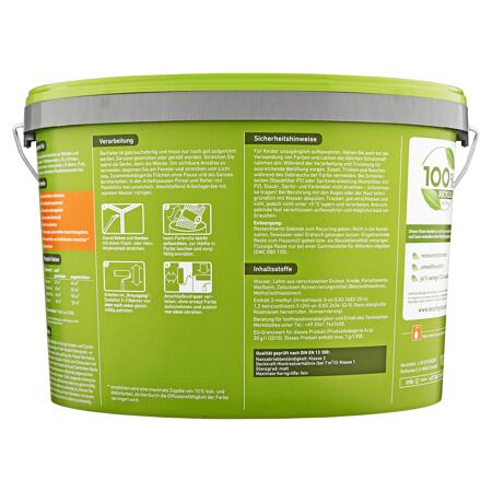 3. Bild von Dispersionsfarbe naturweiß matt 10 l