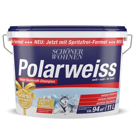 2. Bild von Wandfarbe 'Polarweiß' matt 11 l