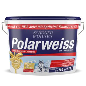 Wandfarbe Polarweiss 11 l weiß