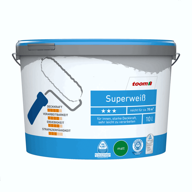 Bild von Superweiß matt 10 l