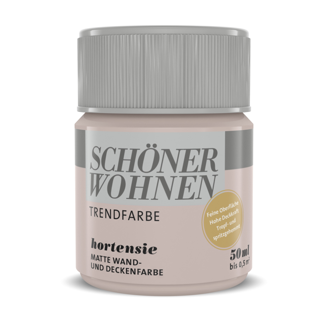Bild von Trendfarbe 'Hortensie' altrosa matt 50 ml