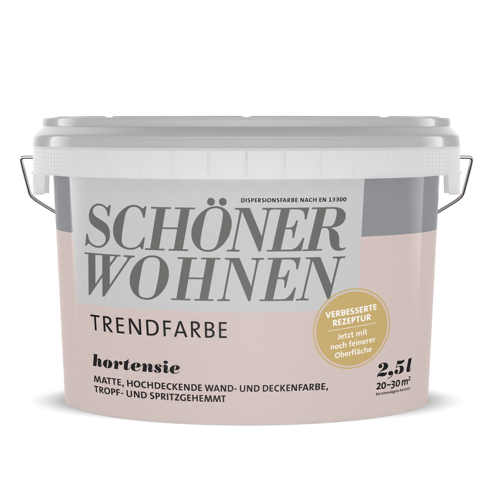 2,5l Eimer SCHÖNER WOHNEN Trendfarbe Hortensie