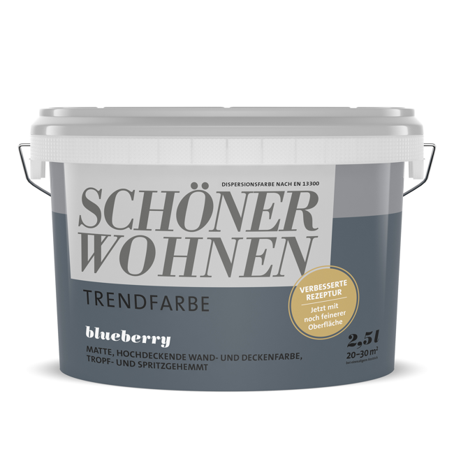Bild von Trendfarbe 'Blueberry' blau matt 2,5 l