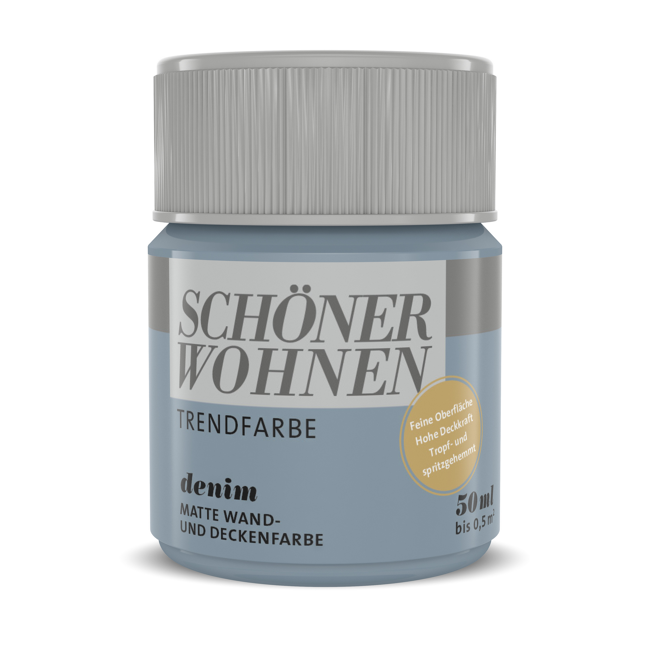 Bild von Trendfarbe 'Denim' jeansblau matt 50 ml