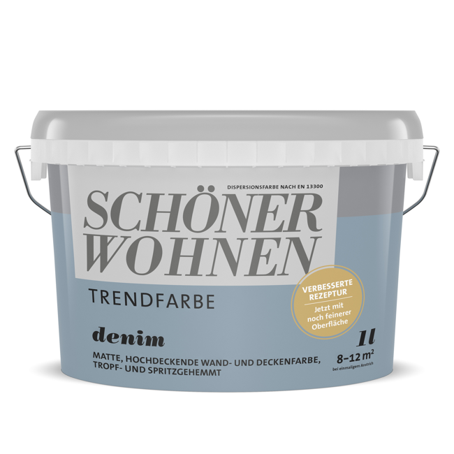 Bild von Trendfarbe 'Denim' jeansblau matt 1 l